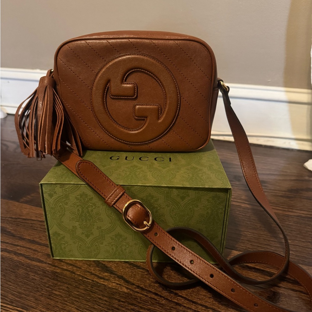 Gucci cognac colored leather Blondie edition (collectible)